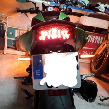 Vanduo Teka Motociklo LED Posūkio Žibintai, Posūkių Rodikliai clignotant moto Honda VFR750 VFR800 VTR1000 CBF1000