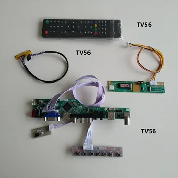 TV LCD LED VGA, AV LED HDMI USB Valdiklio plokštės rinkinys 30pin LTN170BT08-G01 17.0