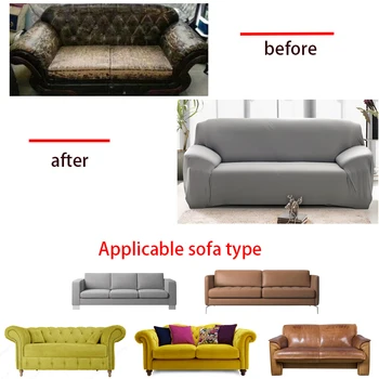 Namų sofos apima sofos šiuolaikinės sofos už kambarį nuimamas kampe sofa cover L-formos sofa-reikia pirkti 2 sofos apima