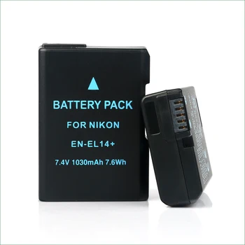 EN-EL14 EL14 Baterija + Dual USB Kroviklis skirtas Nikon Coolpix P7000 P7100 P7700 P7800 Df DSLR Fotoaparato LT-EL14a LT-EL14b