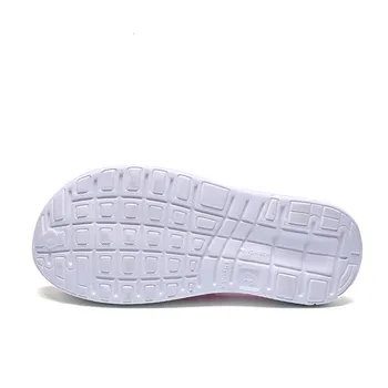 2018 naują skylę batai vasaros lizdą mėlyna ir balta stiliaus porceliano batviršiais pusė šlepetės baotou tinklai rinkiniai kojų moterų paplūdimio batų