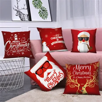 PATIMATE Raudona Santa Noel Užvalkalas Kalėdų 2019 Linksmų Kalėdų Papuošalai Kalėdų Dekoro Namų Laimingų Naujųjų Metų 2020 Navidad