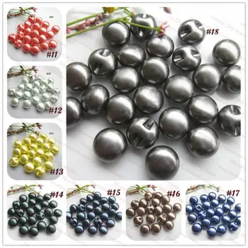Siuvimo reikmenys 144pcs 11.5 mm mišrios spalvos /1 spalvos perlų mygtukai, siuvimo Praleisti cardigan šifono rankovėmis mygtuką didmeninės