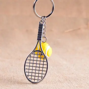 Teniso Raketė Keychain - Mielas Sporto Mini 