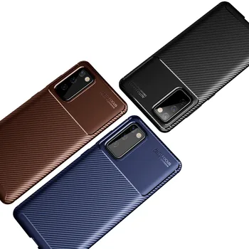 2021 Mados Mobiliojo Telefono Apvalkalas Tikslią skylę poziciją Samsung Galaxy S20 FE 5G Mobiliojo Telefono TPU Apvalkalas Minkštas Kraštas Šveitimas Atveju