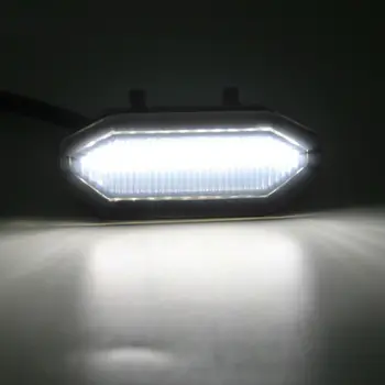 6XClear Objektyvas Baltas LED Priekinės Grotelės Vairavimo Šviesos 15-17 Ford Mustang DRL Rinkinys