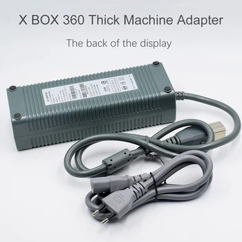 Konsolės Priimančiosios Įkrovimo Adapteris, Skirtas XBOX360 ES Plug Namų Sienos Maitinimo AC Adapteris, Kabelis, Skirtas 