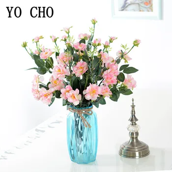 73cm Ilgio Kinų Rožės, Gėlės Šilko Dirbtinės Rožės Flores Priedai 