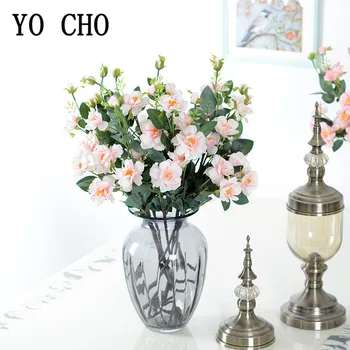 73cm Ilgio Kinų Rožės, Gėlės Šilko Dirbtinės Rožės Flores Priedai 