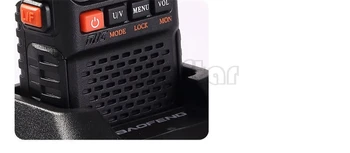 2vnt BaoFeng UV-3R Plius Du Būdu Radijo UV3R+ Mini Walkie Talkie dvigubos juostos dvigubas ekranas Kumpio ir Cb radijo nešiojamą radijo stotele + laisvų Rankų įranga