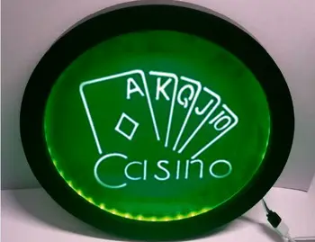 Ka05 Kazino Pokerio Žaidimų Kambarys RGB led Įvairių Spalvų belaidžio kontrolės alaus baras pub klubas neoninės šviesos ženklas Ypatingą dovaną
