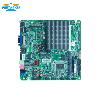 Partaker ITX-M56_D912L Vieną LAN 2 RS232 Mini ITX Celeron J1900 Pramonės Ventiliatoriaus CPU, motininę Plokštę su LVDS
