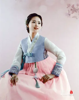 Pietų Korėja, Importuojamų Vėliau Kaip Nuotaka Hanbok / Tostas Vestuvių Hanbok