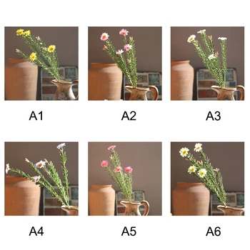5 Vnt Dirbtinės Orchidėjos Susitarimą Puokštė Modeliavimas Gėlių Dekoracija Namų Dekoro