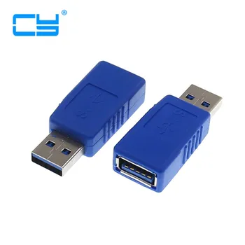 Spartusis USB3.0 Vyrų ir Moterų Jungties Kištukas Adapteris USB 3.0 Konverteris, skirtas Nešiojamas U Disko, USB 