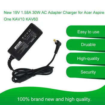 AC Adapteris, Įkroviklis + Laido 19V 1.58 A 30W Acer Aspire Vienas KAV10 KAV60 Lašas Laivybos Didmeninė Prijungti ONLENY