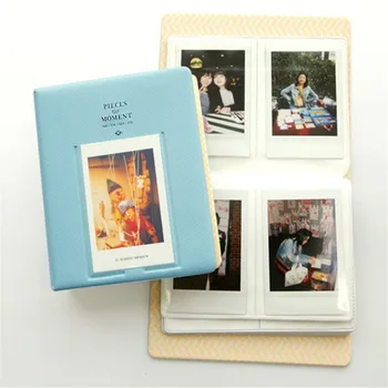 64 Kišenės Polaroid Foto Albumo Šeimos Portretas Atminties Vestuvių Nuotraukas Mini Momentinį Vaizdą Atveju Saugojimo Knygos Vaikams Gimtadienio Dovana