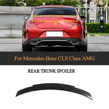 C257 AMG Galinis Kamieno Spoileris Mercedes-Benz CLS Klasė C257, AMG, 2018 - 2020 m., Automobilių Galinis Spoileris Įkrovos Lūpų Sparnas, Anglies Pluošto