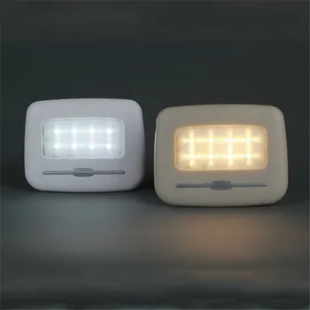 Automobilių Skaitymo Lemputės Automobilis Labai Ryškus LED Touch Tipas Naktį 6500K Šviesos Vaiskiai Balta 3500K Šiltas Geltonas Automobilis LED Lempos, Lemputės