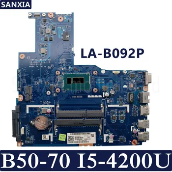 KEFU LA-B092P Nešiojamojo kompiuterio motininė plokštė Lenovo B50-70 originalus mainboard I5-4200U