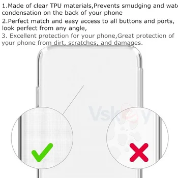 VSKEY 10VNT TPU Telefoną Atveju Motorola G5s Plius labai Šviesus Skaidrus Aišku, Moto G5 Ultra Plonas Silikono Galinį Dangtelį