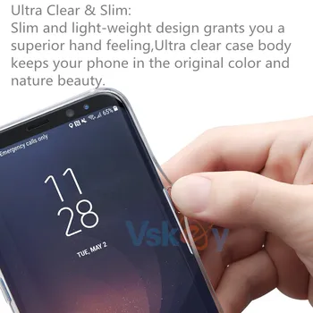 VSKEY 10VNT TPU Telefoną Atveju Motorola G5s Plius labai Šviesus Skaidrus Aišku, Moto G5 Ultra Plonas Silikono Galinį Dangtelį