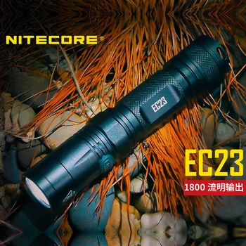 NITECORE EB23 CREE XHP34 HD E2 1800 LM LED Žibintuvėlis šviesos atstumas 255 metras Šviesos Žibintuvėlis su 18650 Baterija, 
