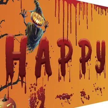 Dropshipping Happy Halloween Kruvinas Gpgb Moliūgų Vaiduoklių Spausdinti Šalis Fone Kabo Reklama Moliūgų Vaiduoklių Gpgb Spausdinti