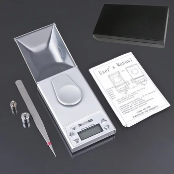 5vnt 0.001 g-10g LCD Skaitmeninis Deimantų Papuošalai Kišenėje Svoris Masto
