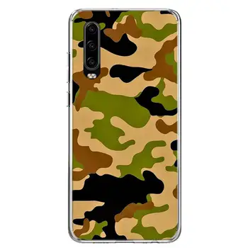 Kamufliažas Modelio Camo karinės Armijos Telefoną Atveju Huawei 30 P40 P20 P10 Mate 30 20 10 P Smart Z Lite Pro Plus + 2019 Padengti C