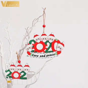2020 Kalėdų Ornamentu Rinkinys Kalėdų Eglutė Pakabukas Kūrybos Kalėdų Šalis Dekoro Suasmenintų Dovanų