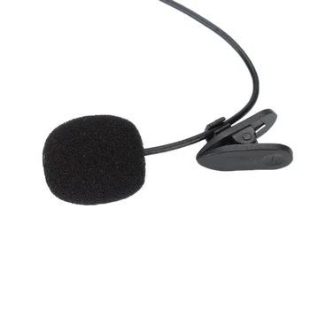 1Pcs 3,5 mm Mikrofono prisegama Apykaklė, Kaklaraištis, Mobilusis Telefonas Lavalier Microphone Mic, Skirtų 