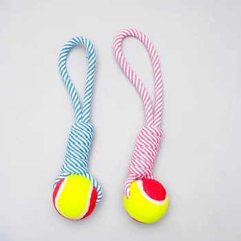 Pintą virvę žaislas kamuolys, iki 130 g, 33 cm, spalvų derinys prekes gyvūnams