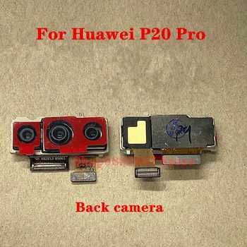 Originalus Galinio vaizdo Kamera Flex Kabelis Huawei P20 Pro P20P Galinis Priekinis Fotoaparatas Didelis Pagrindinis Fotoaparato modulio Jungties Pakeitimo dalis
