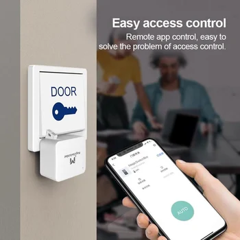 Bluetooth 5.0 Smart Switch Mygtuką Stūmikas už Garažo Sienos Šviesos Jungiklis App Timer remote APP kontrolės Knop Stūmikas Voor 