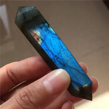 Gamtos gražus labradoras kvarco kristalo lazdelė taško rieki gydymo vidaus apdaila