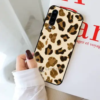 Seksualus leopard Telefoną Atveju Huawei Y5 Y6 II Y7 Y9 PREMJERO 2018 2019 NOVA3E P20 PRO P10 Garbę 10