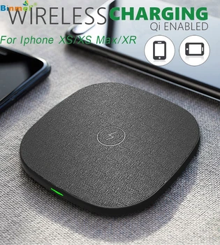 Binmer 2019 Naujas retro išvaizdą unikali medžiaga mados wireless charging pad 