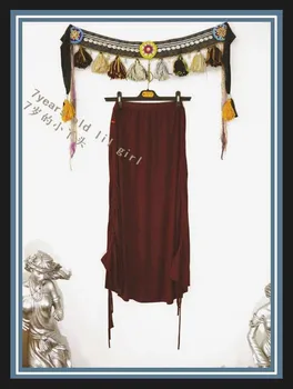 7Years Senas Lil Mergina Modalinio pluošto Viskozės, Medvilnės Sijonas HHR01