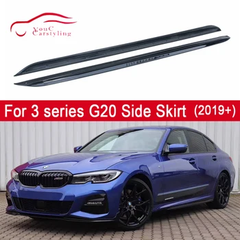 G20 Pusės Bamperio Sijonas Lūpų Splitter slenksciai BMW 3 Serijos G20 4 durų Sedanas 2019 +