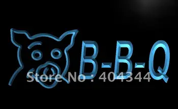 LB499 - GRILIS Kiaulių Ekranas Kavinė Restoranas, LED Neon Light Pasirašyti namų dekoro amatai