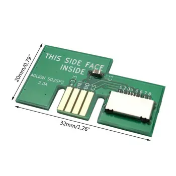 Kortelės Adapterį TF Card Reader NGC Game Cube SD2SP2 SDLoad SDL Adapteris