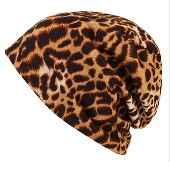 2020 Naujas Mados Kepuraitė Moterims Leopardas Spausdinti Seksuali Mergina, Skrybėlė, Žiemą Šilta Hat, Black