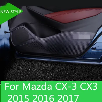 Automobilių Stiliaus Raštas Pusės Krašto Apsaugos Padas Apsaugotas Anti-kick Durų Kilimėliai Padengti atveju Dėl Mazda CX-3 CX3 2016 2017
