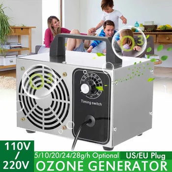 220V, ozono generatorius, 36g 28g ozono mašina Oro Valytuvas Sterilizer gydymas Ozonu, be formaldehido mašina, su laikmačiu