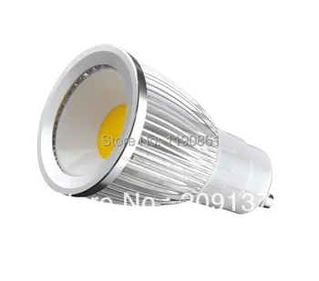 Nemokamas pristatymas 85V-265V pritemdomi GU10 7W E27 COB LED lempa, šviesos diodų (led) Prožektorius Balta/Šiltai balta led apšvietimas 10vnt/daug