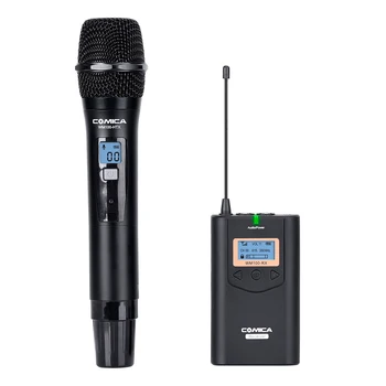Comica BTM-WM100 UHF 48 Kanalų Belaidis Lavalier Atvartas Mikrofono Sistema, Rinkinys, skirtas 