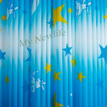 Tamsintas Privatumo Langų plėvelė lipdukas paukščių Nepermatomos mėlynos žaliuzės Stiklo Lipdukas, vaiko kambario, lipnios plėvelės Namų dekoro 60x200cm