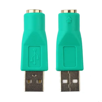 Aukštos Kokybės 1pc Naujas USB Male, kad PS2 Moterų Adapteris Keitiklis Kompiuterių KOMPIUTERIO Klaviatūra Pelės Kabelio Adapteris Sandėlyje