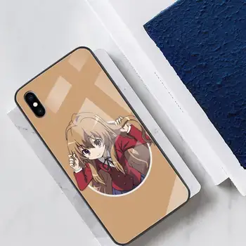 Toradora Anime Aisaka Taiga Stiklo Telefono dėklas Fundas Coque 